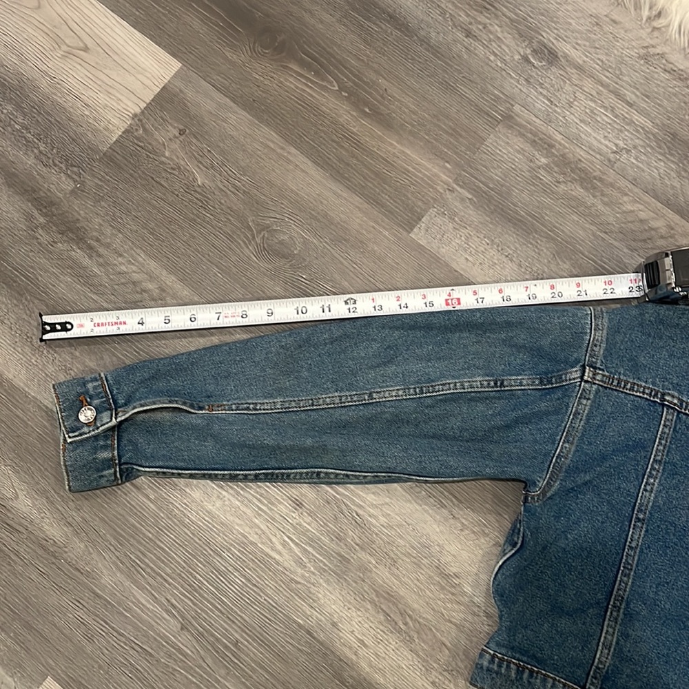 Asos - Cropped Jean Jacket - US Size 6 - Picture 8 of 16